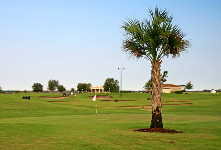 A golf course resort in the United States of America